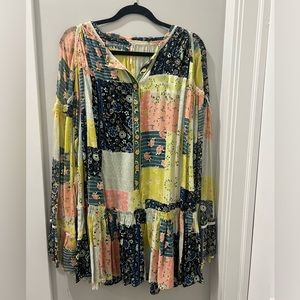 Free People Patch Made In Heaven Mini Dress